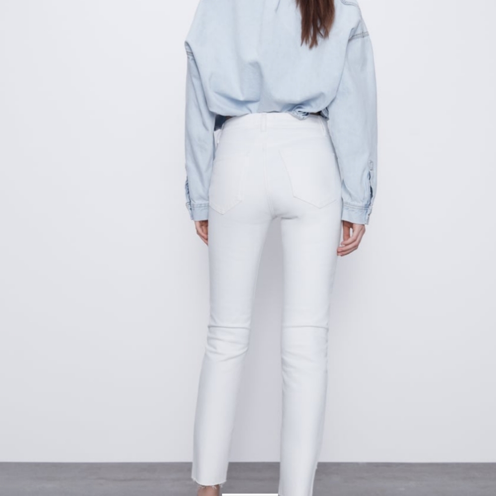 🔥 ZARA 🔥 HI RISE jeans - Picture 2 of 8